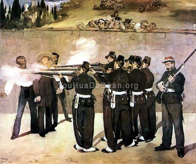 Execution of Emperor Maximilian of Mexico - 爱德华·马奈